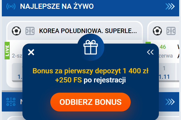 Bonusy i promocje